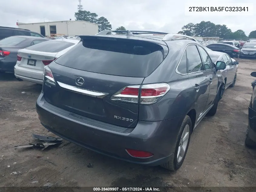 2T2BK1BA5FC323341 2015 Lexus Rx 350