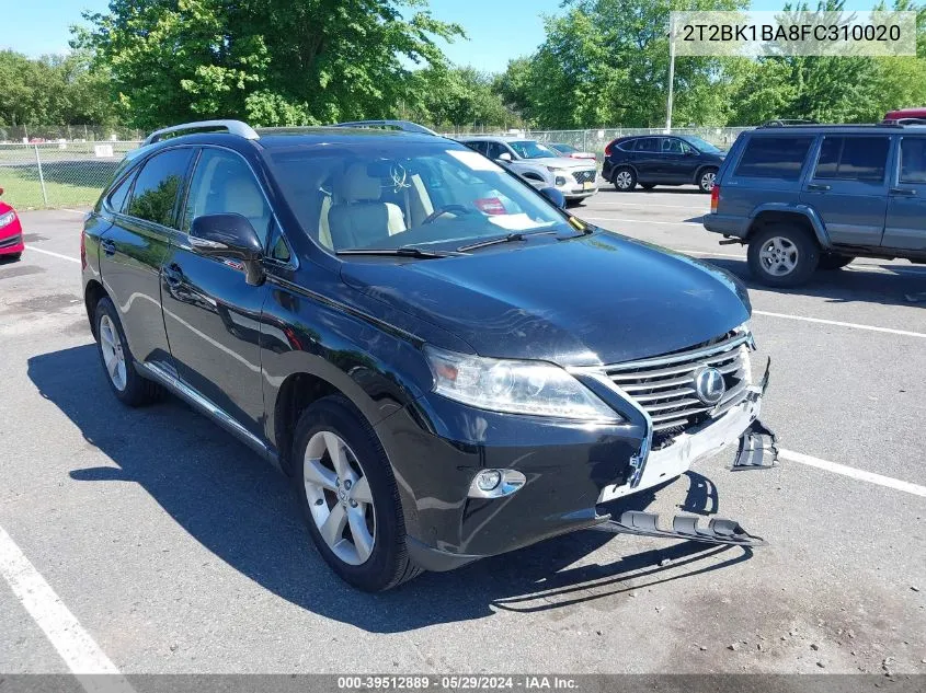 2T2BK1BA8FC310020 2015 Lexus Rx 350