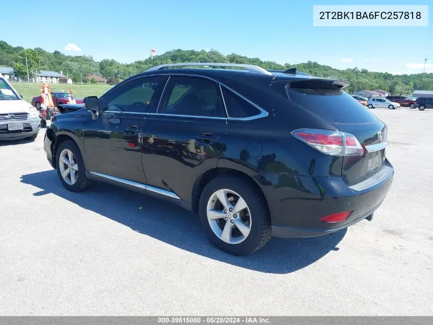 2015 Lexus Rx 350 VIN: 2T2BK1BA6FC257818 Lot: 39515080