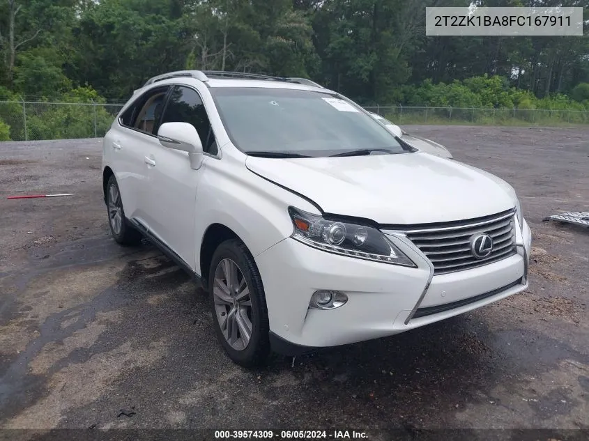 2T2ZK1BA8FC167911 2015 Lexus Rx 350