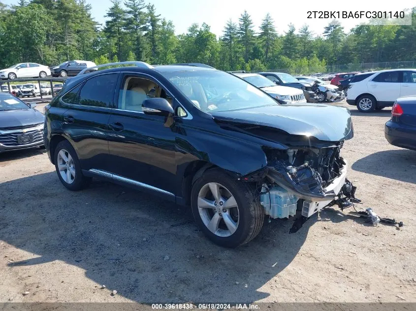 2015 Lexus Rx 350 VIN: 2T2BK1BA6FC301140 Lot: 39618438