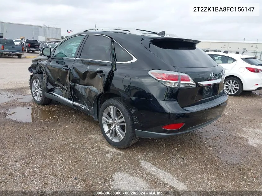 2T2ZK1BA8FC156147 2015 Lexus Rx 350