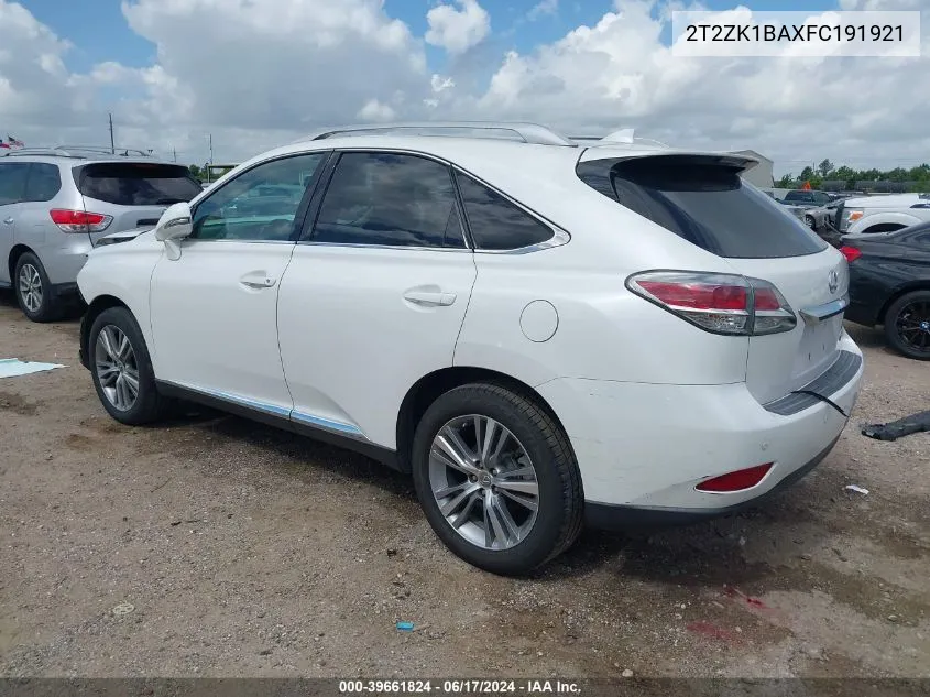 2T2ZK1BAXFC191921 2015 Lexus Rx 350