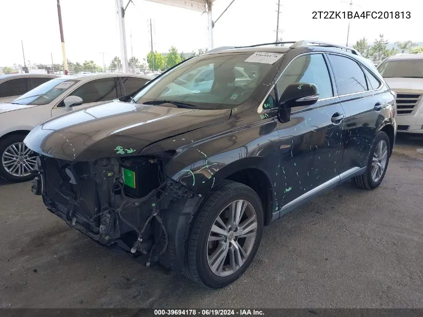 2015 Lexus Rx 350 VIN: 2T2ZK1BA4FC201813 Lot: 39694178