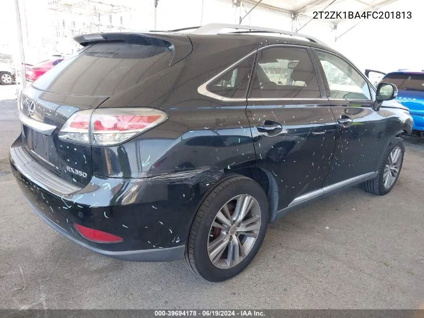 2015 Lexus Rx 350 VIN: 2T2ZK1BA4FC201813 Lot: 39694178