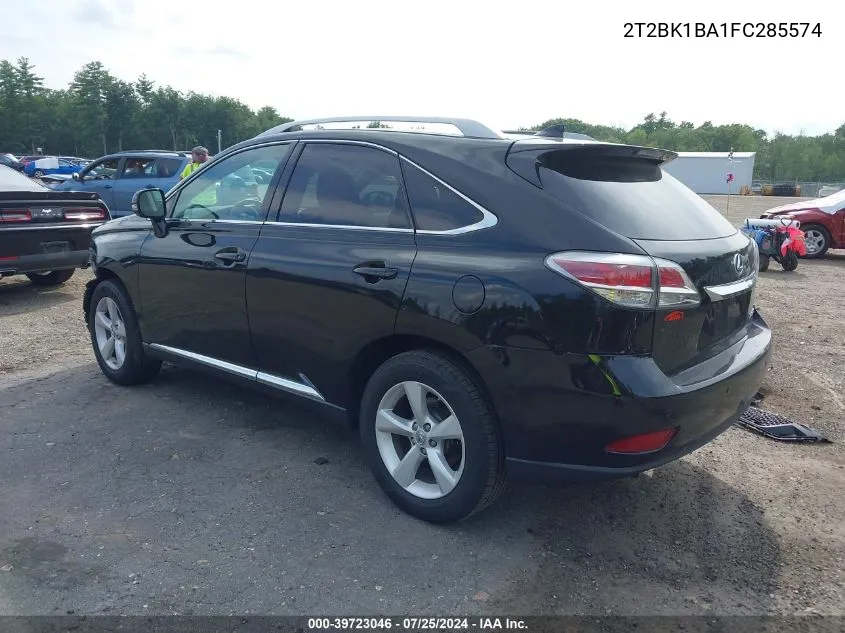 2015 Lexus Rx 350 VIN: 2T2BK1BA1FC285574 Lot: 39723046