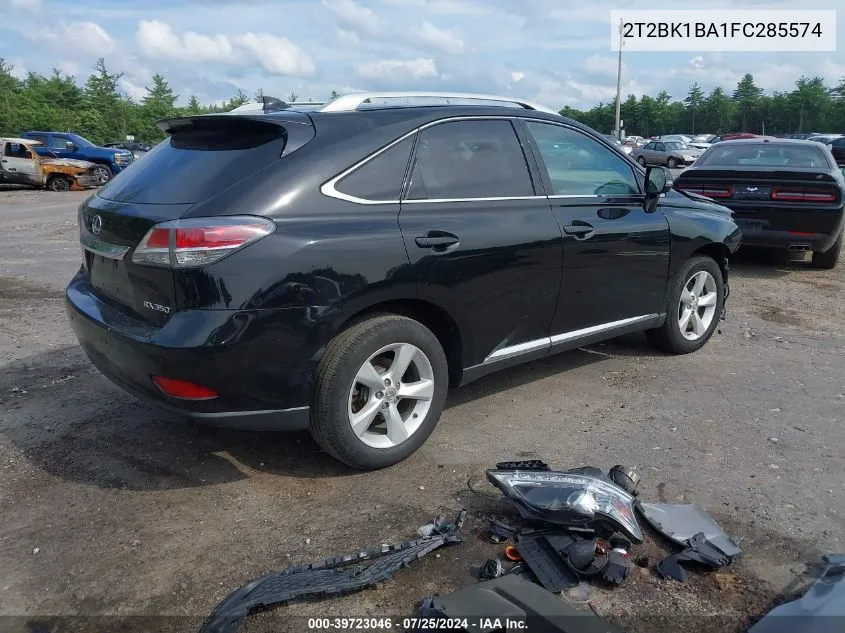 2015 Lexus Rx 350 VIN: 2T2BK1BA1FC285574 Lot: 39723046