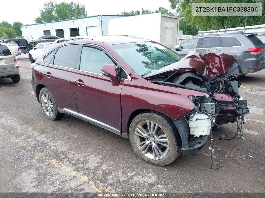 2015 Lexus Rx 350 VIN: 2T2BK1BA1FC338306 Lot: 39840083