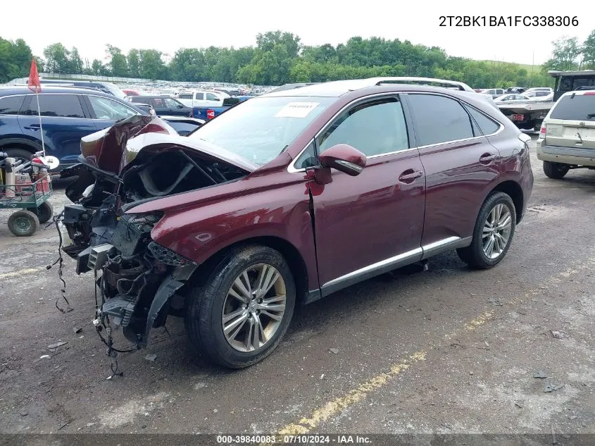 2T2BK1BA1FC338306 2015 Lexus Rx 350