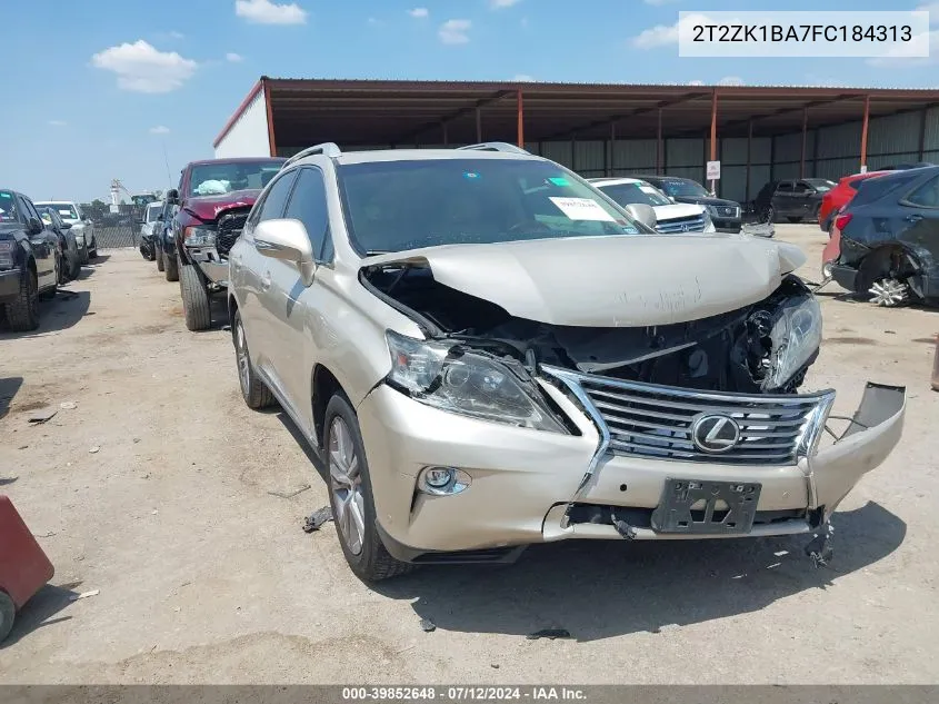 2015 Lexus Rx 350 VIN: 2T2ZK1BA7FC184313 Lot: 39852648