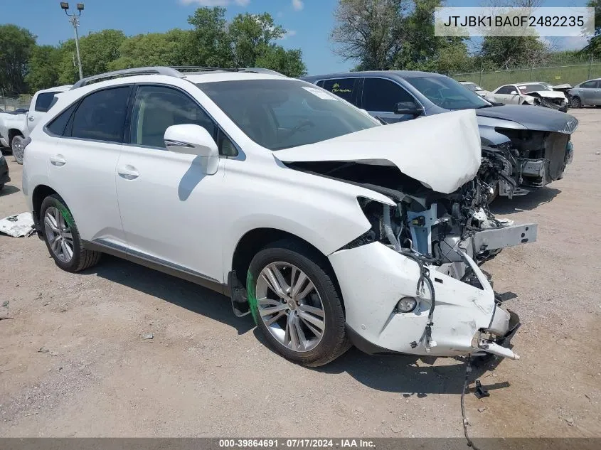 2015 Lexus Rx 350 VIN: JTJBK1BA0F2482235 Lot: 39864691