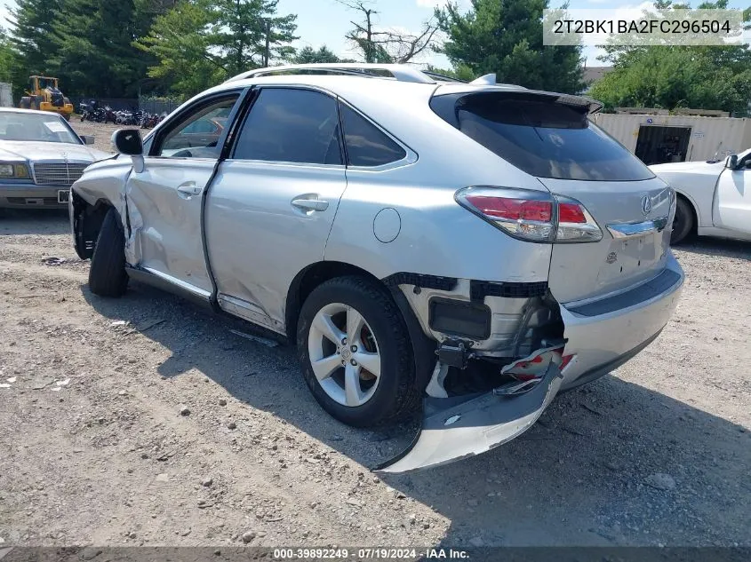 2T2BK1BA2FC296504 2015 Lexus Rx 350