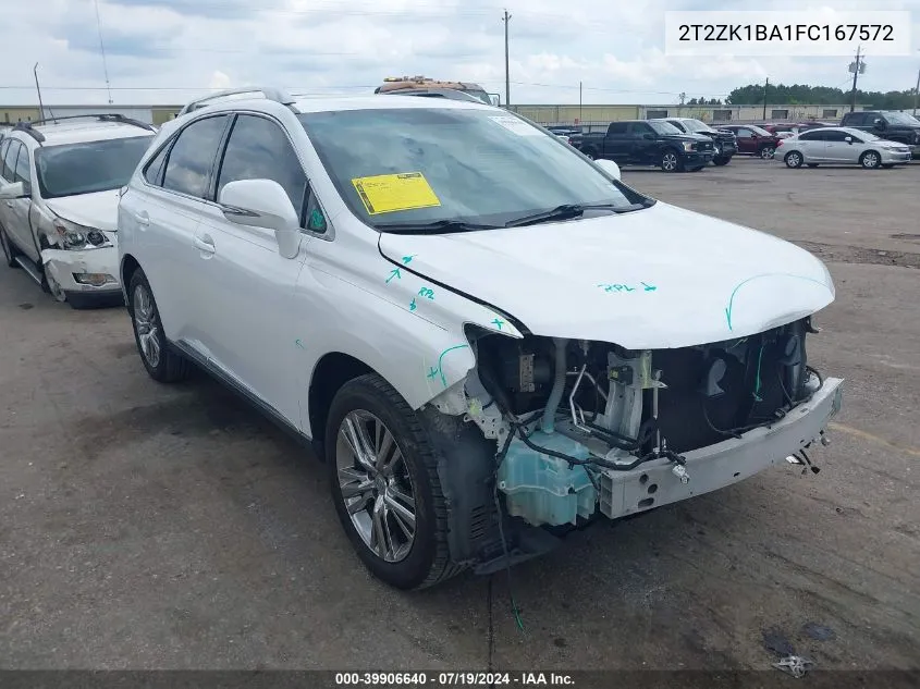 2T2ZK1BA1FC167572 2015 Lexus Rx 350