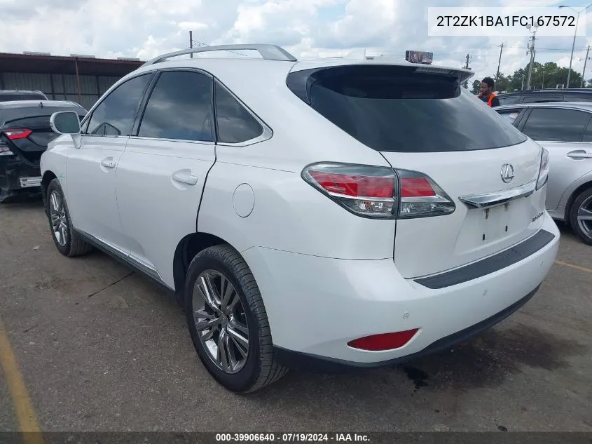 2T2ZK1BA1FC167572 2015 Lexus Rx 350