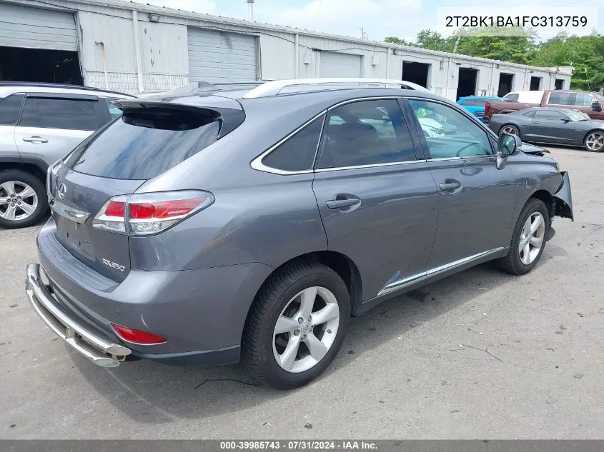 2T2BK1BA1FC313759 2015 Lexus Rx 350