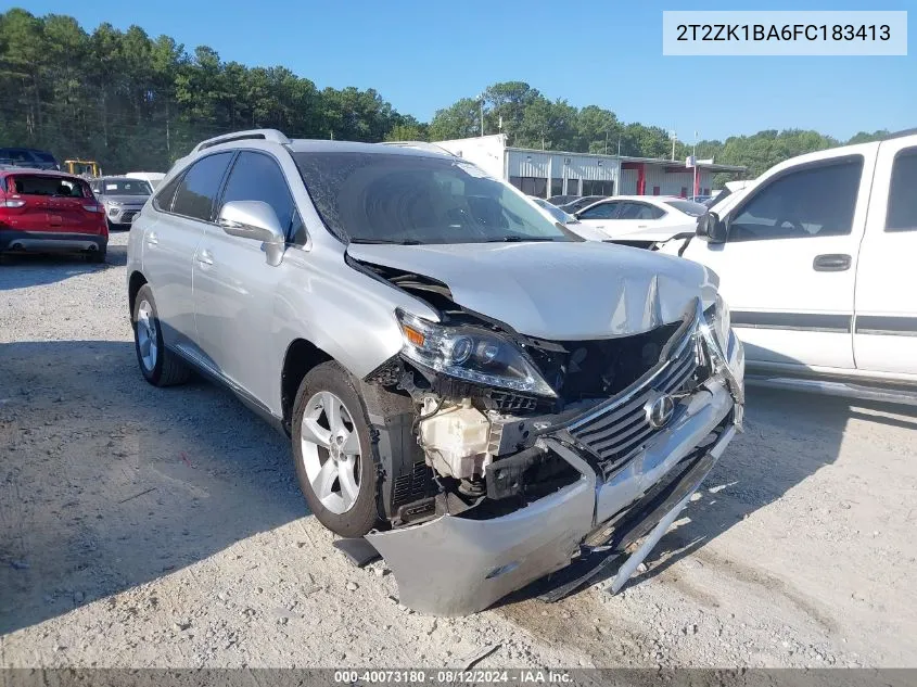 2015 Lexus Rx 350 VIN: 2T2ZK1BA6FC183413 Lot: 40073180