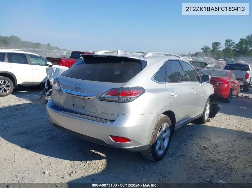 2T2ZK1BA6FC183413 2015 Lexus Rx 350