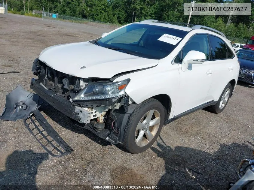 2T2BK1BA6FC287627 2015 Lexus Rx 350