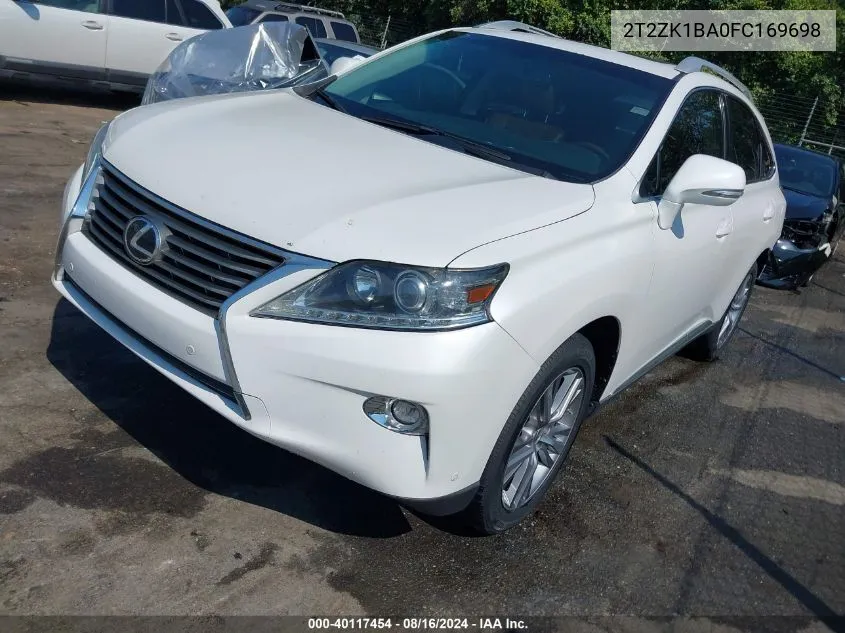 2T2ZK1BA0FC169698 2015 Lexus Rx 350