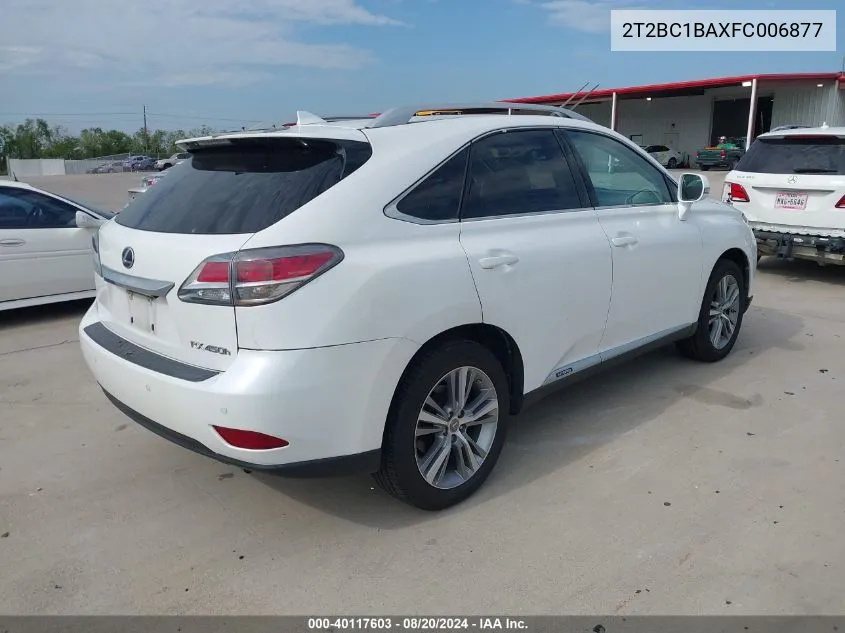 2T2BC1BAXFC006877 2015 Lexus Rx 450H 450H