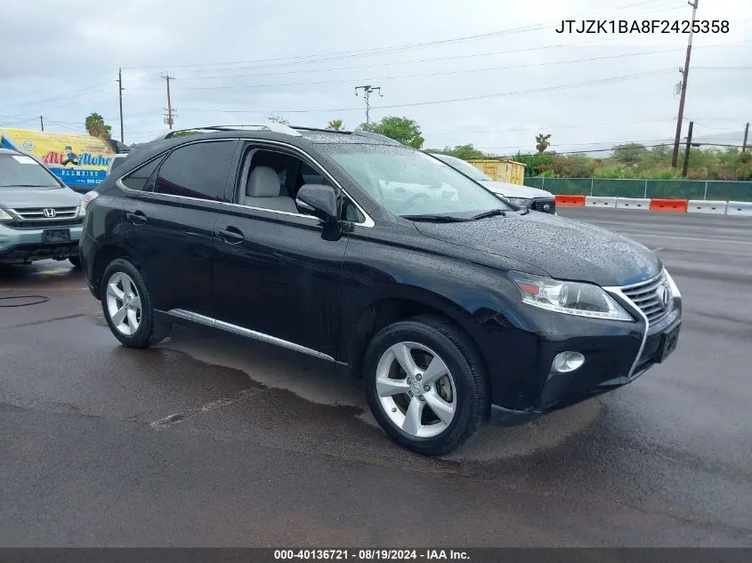 2015 Lexus Rx 350 VIN: JTJZK1BA8F2425358 Lot: 40136721