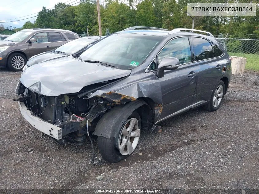 2015 Lexus Rx 350 VIN: 2T2BK1BAXFC330544 Lot: 40142786