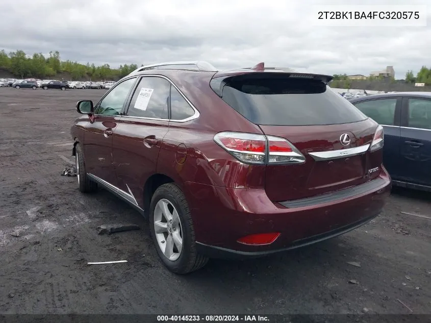 2T2BK1BA4FC320575 2015 Lexus Rx 350/Base/F Sport