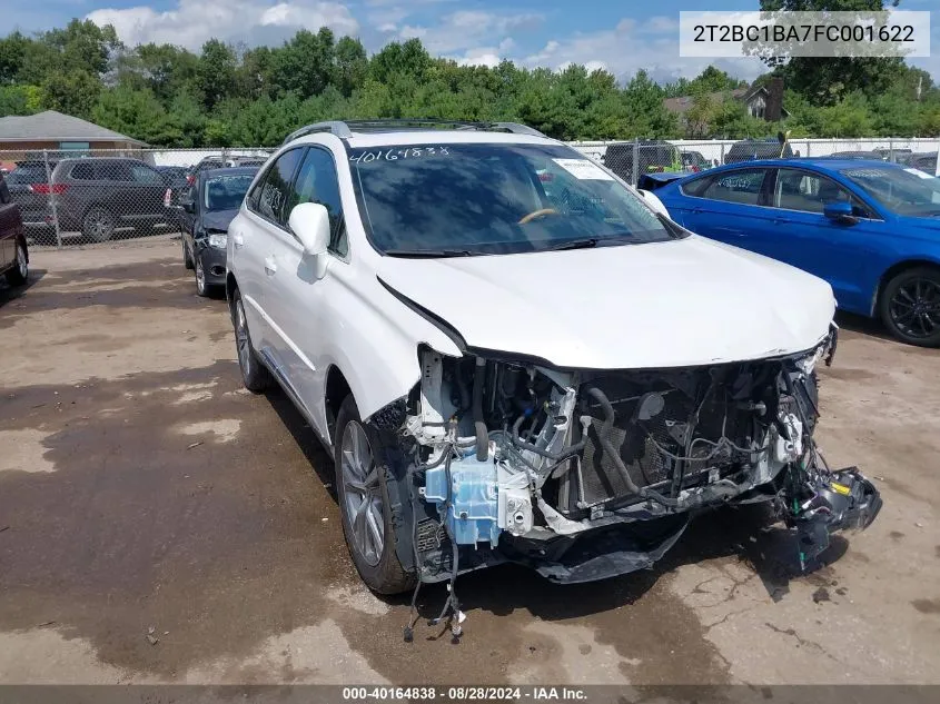 2015 Lexus Rx 450H VIN: 2T2BC1BA7FC001622 Lot: 40164838