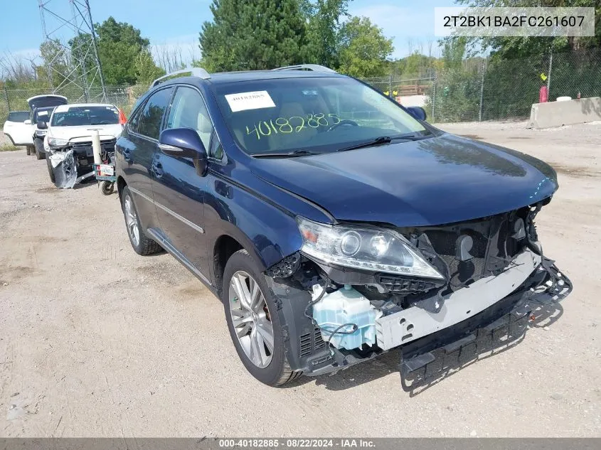 2T2BK1BA2FC261607 2015 Lexus Rx 350