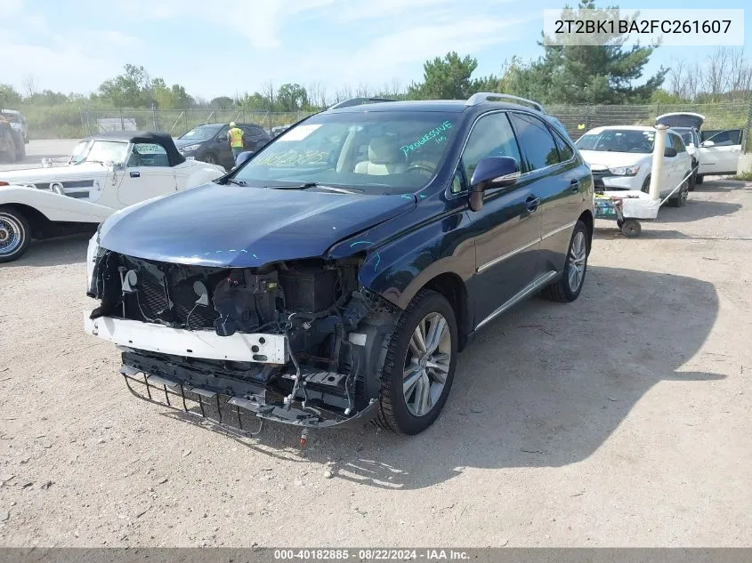 2T2BK1BA2FC261607 2015 Lexus Rx 350