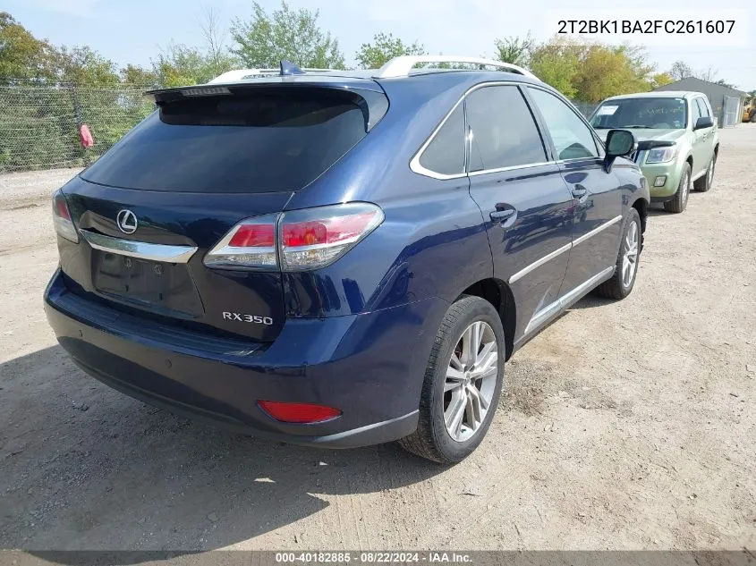 2T2BK1BA2FC261607 2015 Lexus Rx 350