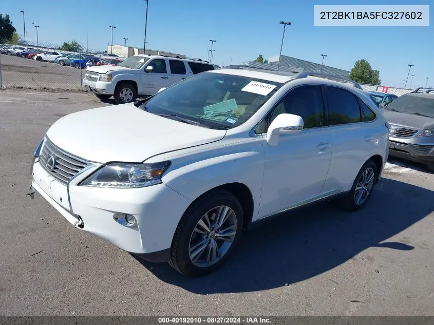 2T2BK1BA5FC327602 2015 Lexus Rx 350