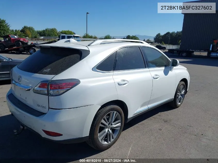 2T2BK1BA5FC327602 2015 Lexus Rx 350