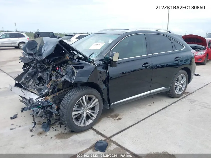 2T2ZK1BA2FC180850 2015 Lexus Rx 350