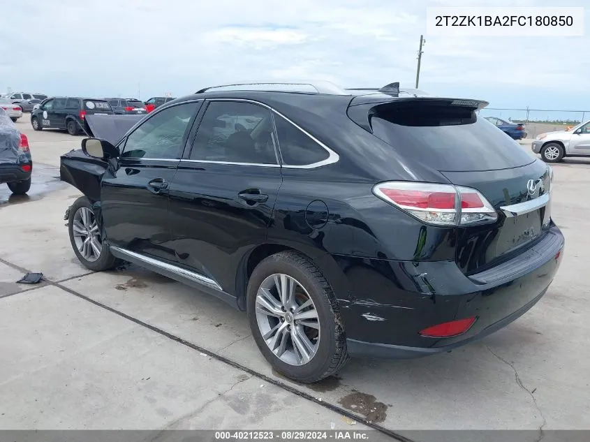 2T2ZK1BA2FC180850 2015 Lexus Rx 350