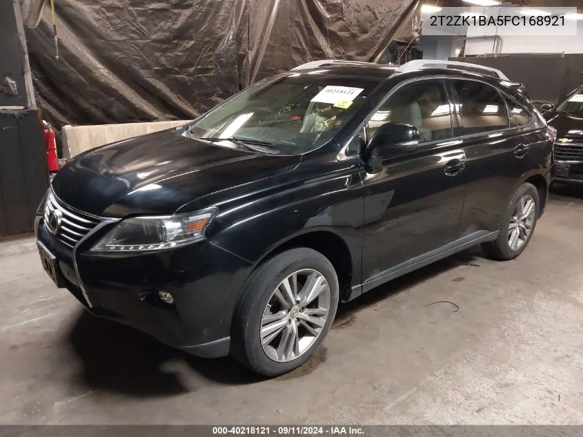 2015 Lexus Rx 350 VIN: 2T2ZK1BA5FC168921 Lot: 40218121