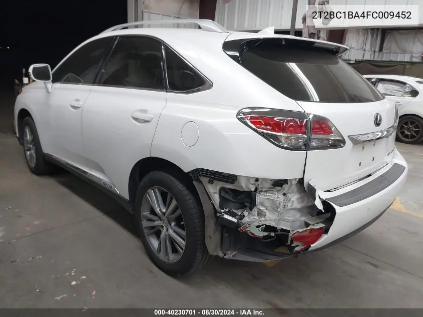 2T2BC1BA4FC009452 2015 Lexus Rx 450H