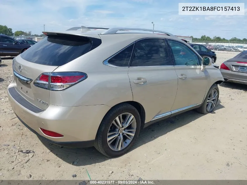 2015 Lexus Rx 350 VIN: 2T2ZK1BA8FC157413 Lot: 40231577