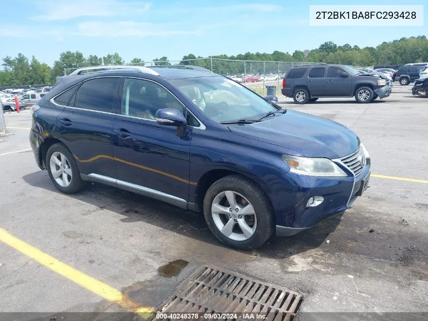 2T2BK1BA8FC293428 2015 Lexus Rx 350