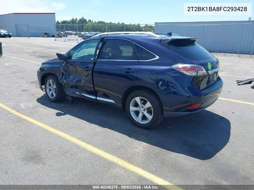 2T2BK1BA8FC293428 2015 Lexus Rx 350