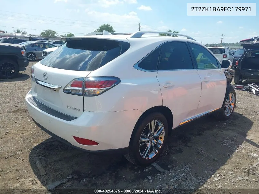 2015 Lexus Rx 350 VIN: 2T2ZK1BA9FC179971 Lot: 40254675