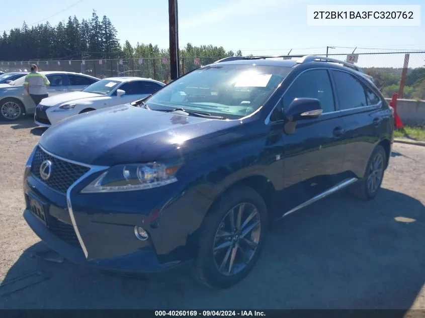 2T2BK1BA3FC320762 2015 Lexus Rx 350 F Sport