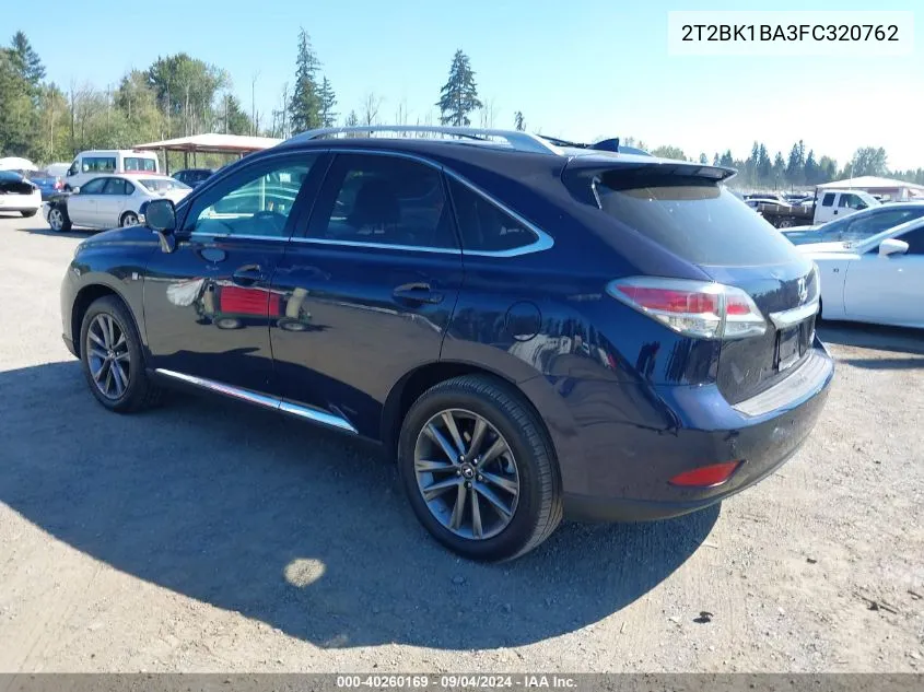 2T2BK1BA3FC320762 2015 Lexus Rx 350 F Sport