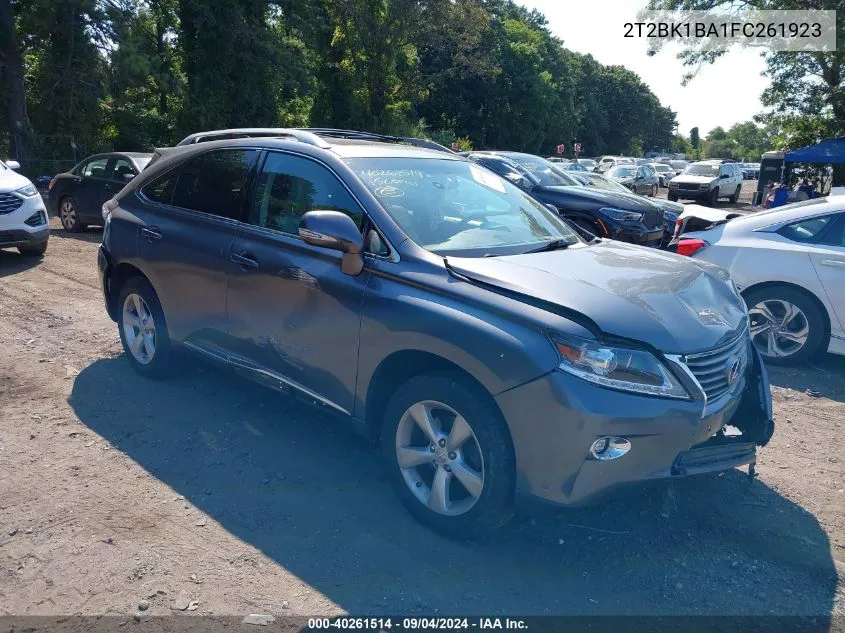 2015 Lexus Rx 350 VIN: 2T2BK1BA1FC261923 Lot: 40261514