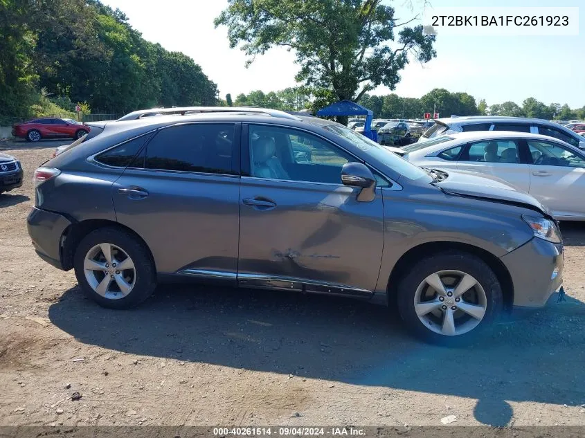 2015 Lexus Rx 350 VIN: 2T2BK1BA1FC261923 Lot: 40261514