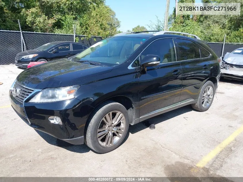 2015 Lexus Rx 350 VIN: 2T2BK1BA3FC271966 Lot: 40280072