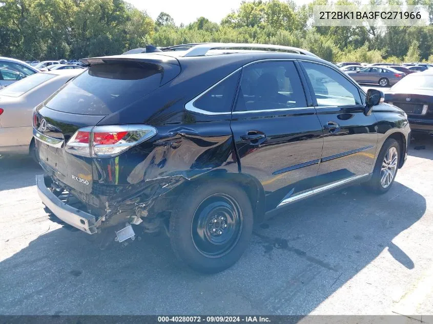 2015 Lexus Rx 350 VIN: 2T2BK1BA3FC271966 Lot: 40280072