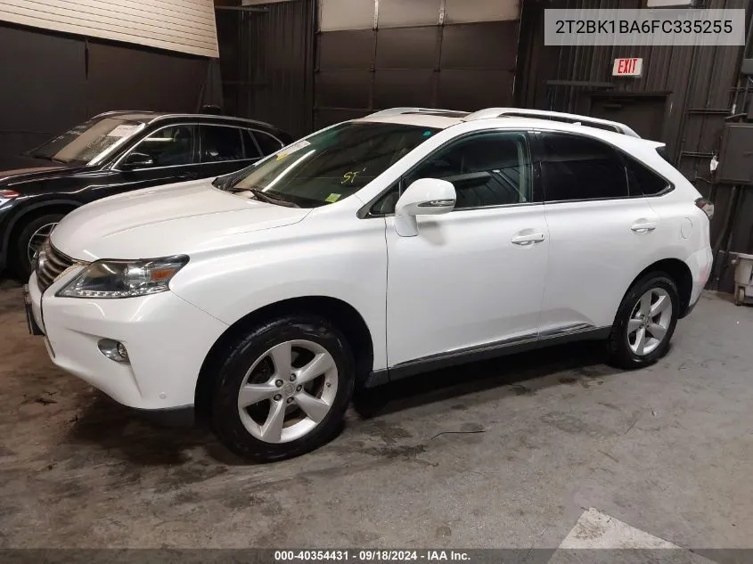 2015 Lexus Rx 350 VIN: 2T2BK1BA6FC335255 Lot: 40354431