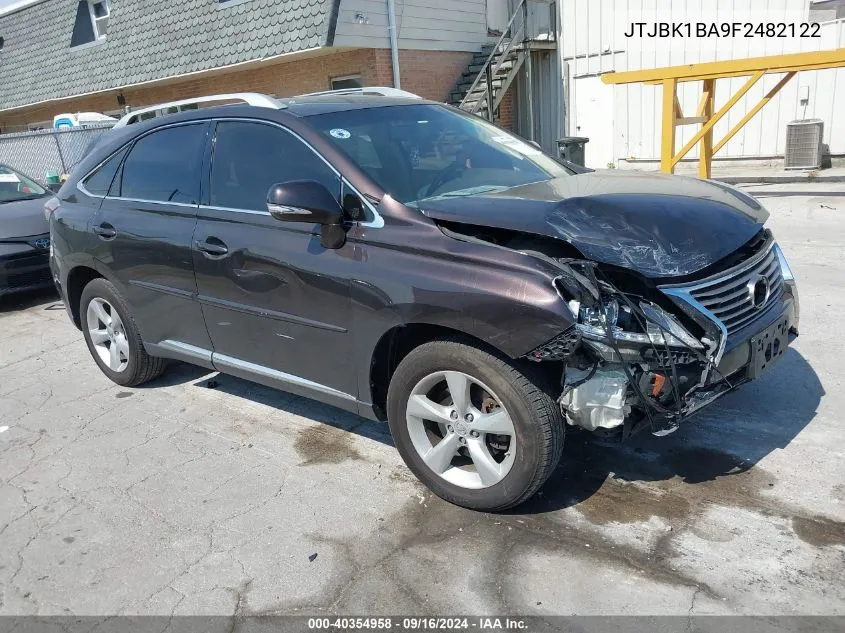 2015 Lexus Rx 350 VIN: JTJBK1BA9F2482122 Lot: 40354958