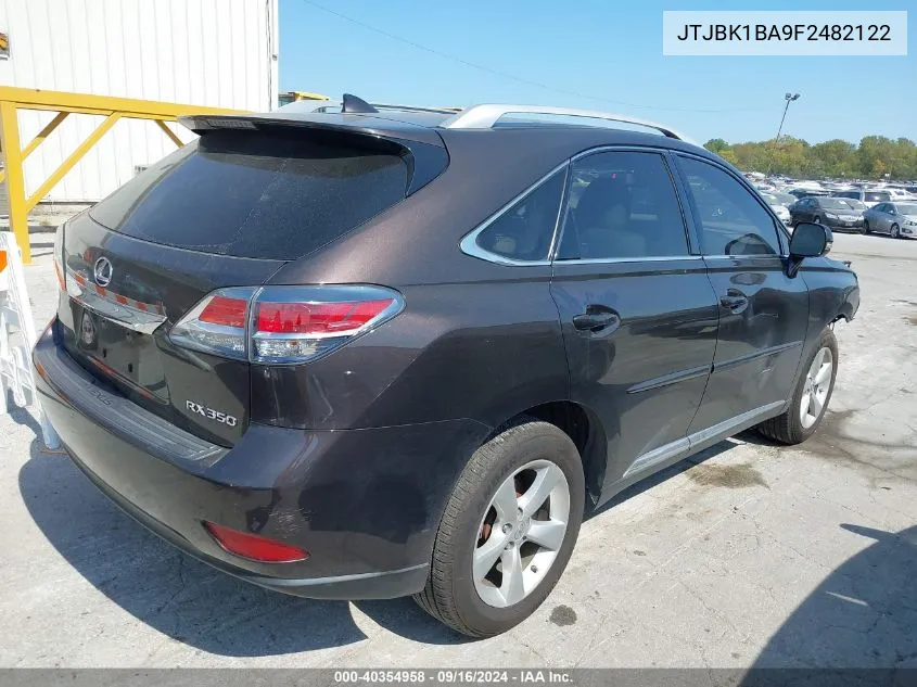 JTJBK1BA9F2482122 2015 Lexus Rx 350